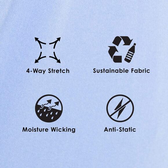 NWT BARCO One 5106 Women’s Scrub Top – Cobalt Blue, Size XL - Picture 6 of 6